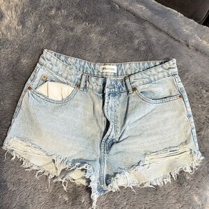 Denim Distressed Women Shorts